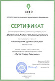 Сертификат повышения квалификации